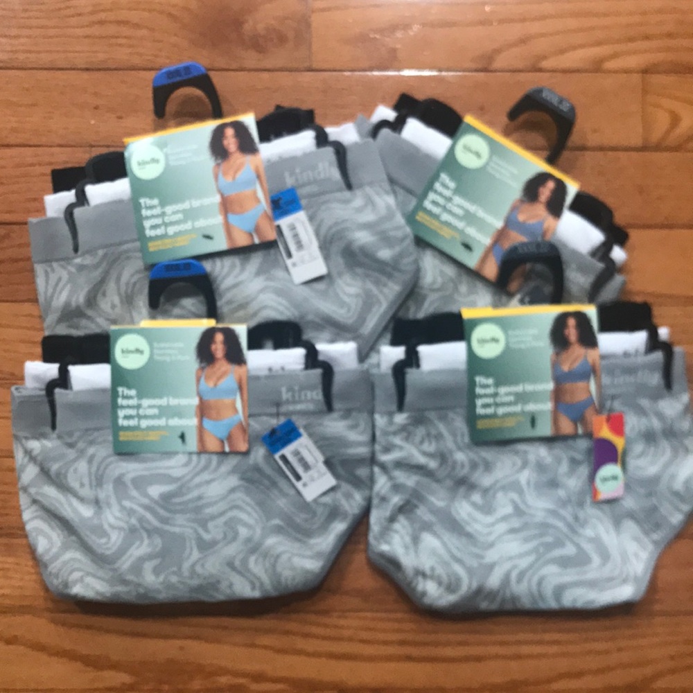 12 Pairs Kindly Yours Thong Panties Size XXXL (22) NWT